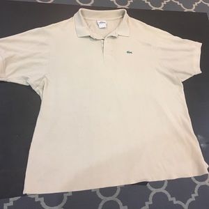EUC short sleeve polo by Lacoste